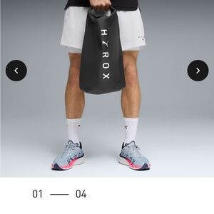 HYROX Black Drawstring Bag